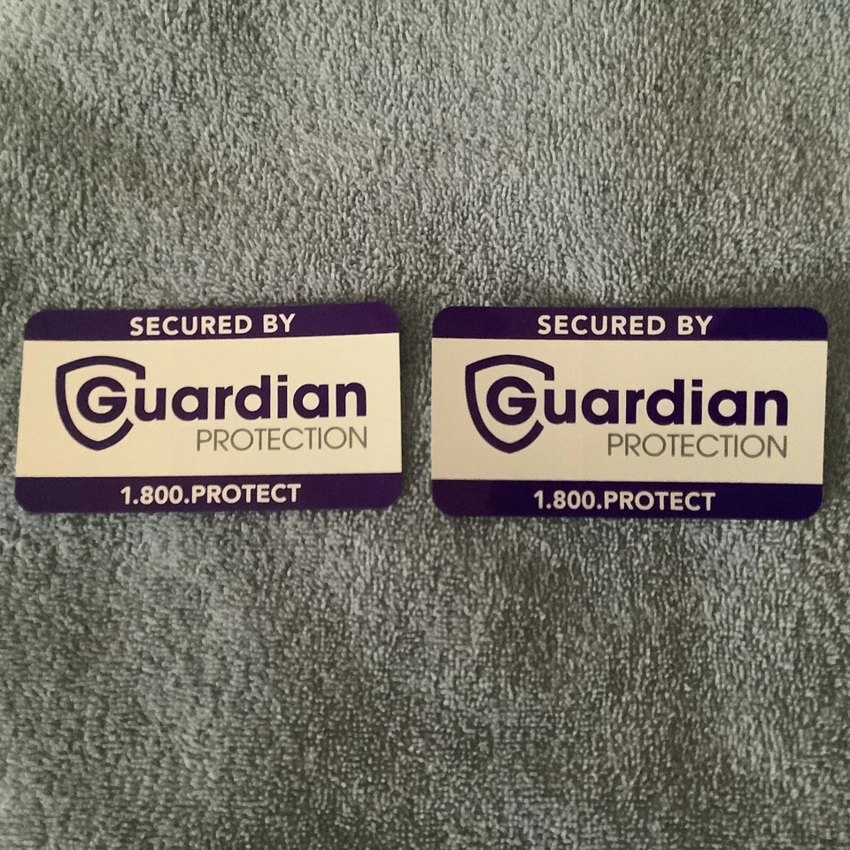 New Guardian Protection Lawn Sign With Pole & 2 Stickers ADT Yard Sign Fast Ship - Image 4 of 4