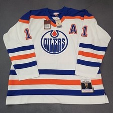 Mitchell & Ness Blue Line Mark Messier 1986-87 Edmonton Oilers Jersey Sz 2XL 