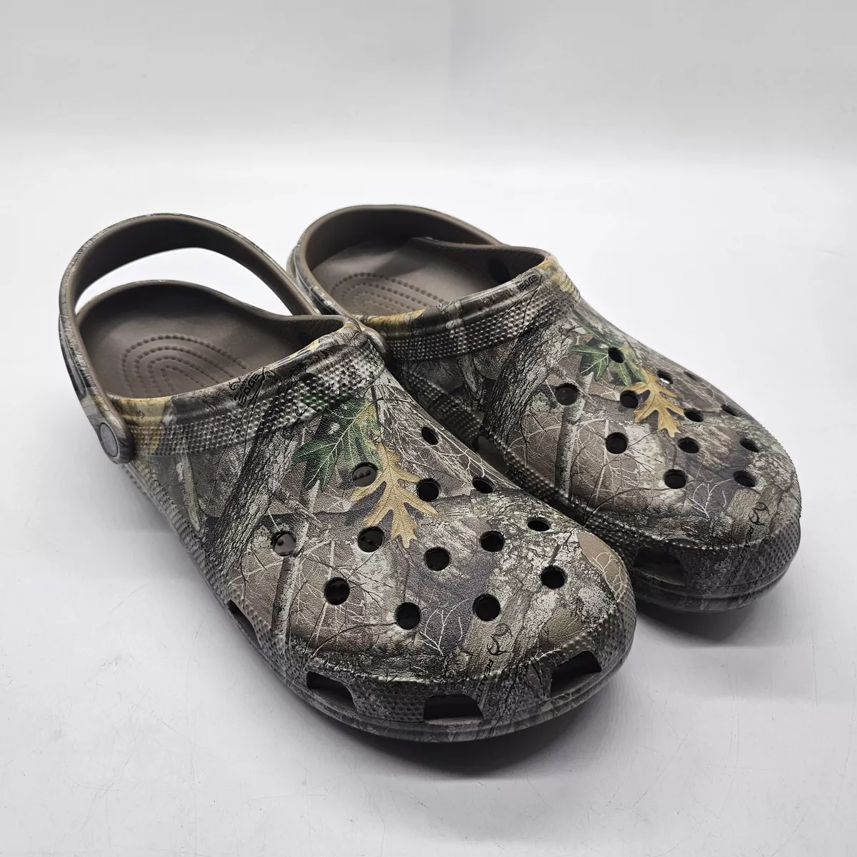 Crocs Camo Baya Realtree Xtra Clogs Slip On Shoes Roomy Mens 15 eBay
