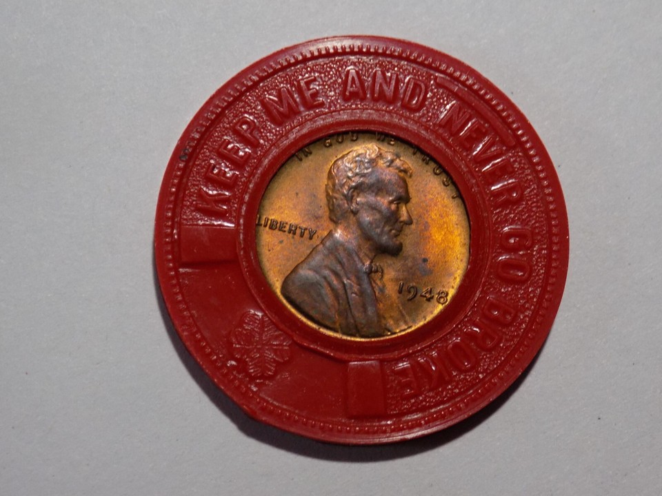 Encased 1948P Cent BALDWINSVILLE, N. Y. VAN WIE CHEVROLET eBay