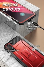 For Samsung Galaxy S21 FE , SUPCASE Dual Layer 360 Case +Stand Shockproof Cover
