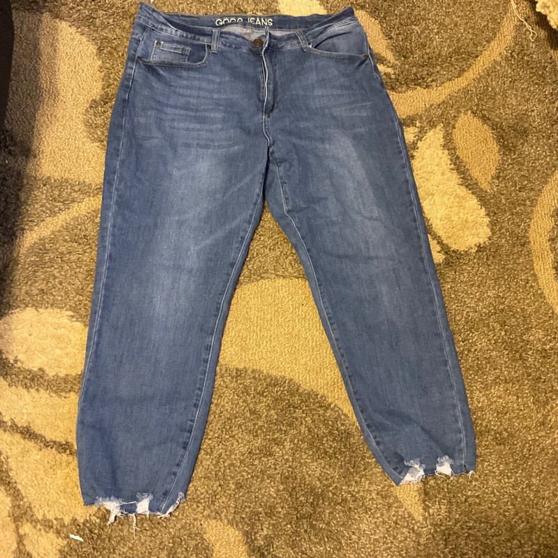 GOGO JEANS 16 WORN ONCE RAW HEM MACY’S NICE JEANS