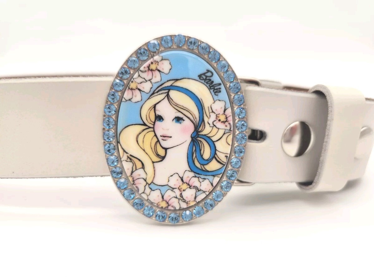 Vintage Tarina Tarantino pony horse pink Swarovski bling crystal belt buckle Vintage Tyco Secret Wish Horse Pony Beautystar Beauty Star  main image 4