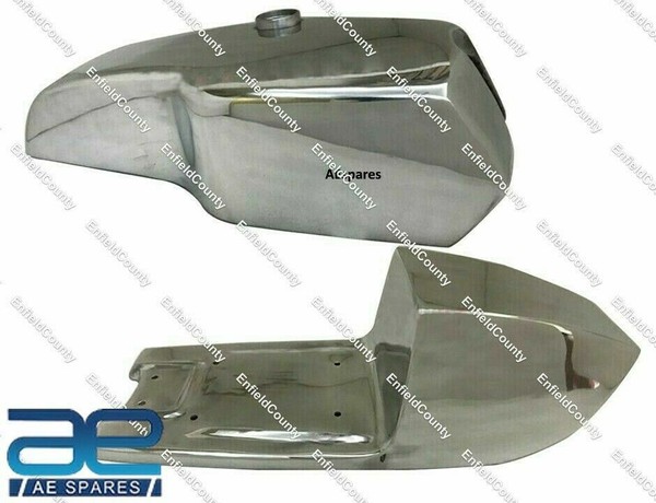 FüR Yamaha Tz RD250 RD350 Td Cafe Racer Benzin Benzintank & Sitz Aluminium ECS-image