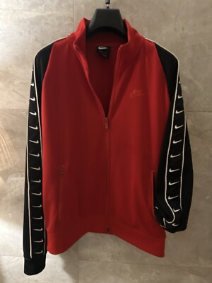 Tracksuit Jacket Nike Red Tape Tracksuit Men's Nike Red/Black Tape