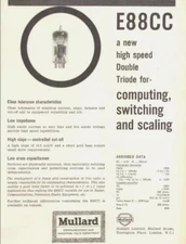 1x Vintage Mullard E88CC GtBritain /Rare SpecialGrade /ForValvo /DigitalTested