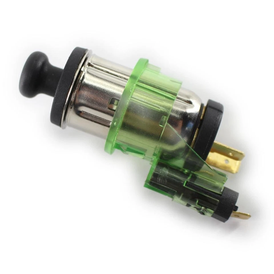 Accendisigari automatico 12V OEM verde per FORD FIESTA FOCUS C-MAX MUSTANG - Immagine 2 di 4