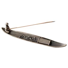 Vintage Metal Fisherman Incense Holder -Incense Burner-Home Decorative Incense S