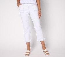 Belle by Kim Gravel Women's Pants Sz 4 Regular Primabelle Twill White A679955