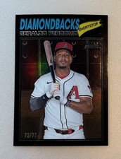 2026 Topps Heritage Geraldo Perdomo #216 Chrome Black /77 Diamondbacks