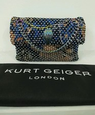 Kurt Geiger Mini Kensington Bag Womens Fabric Rhinestone Crossbody