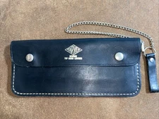 Vintage Tarver Leather Wallet Chain Mens Western Biker Motorcycle Snap 60/70s