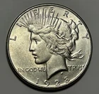 1928 S  PEACE DOLLAR AU-BU