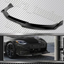 Painted Black Front Bumper Lip Spoiler NS-Style For 2023-2025 Nissan Z 400Z