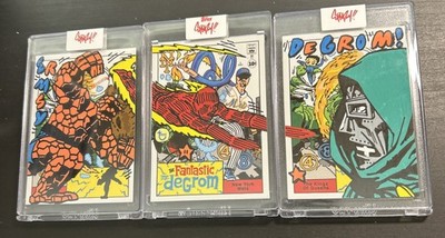 Jacob DeGrom Topps Project 70 ERMSY 1/1 Hand Painted Thing Human Torch Doom Auto