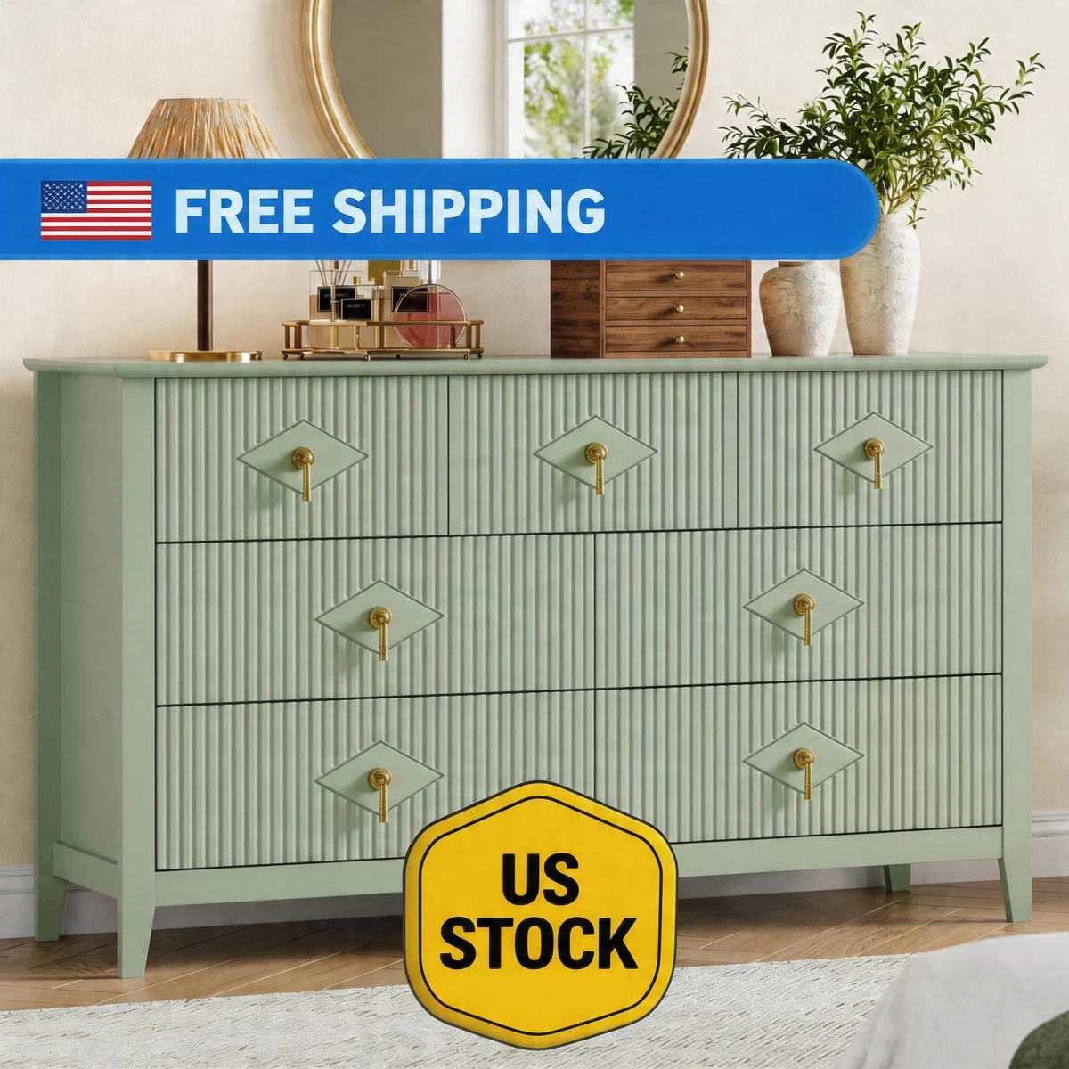 Green Dressers and Chests of Drawers for sale | eBay Green Dressers and Chests of Drawers for sale | eBay