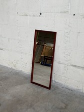 Mid-Century Modern Solid Wood Framed Wall Mirror — listing 2