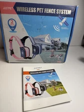 JUSTPET 100% Wireless Electric Dog Fence System Dog Fence Reaches 1000 feet GPS