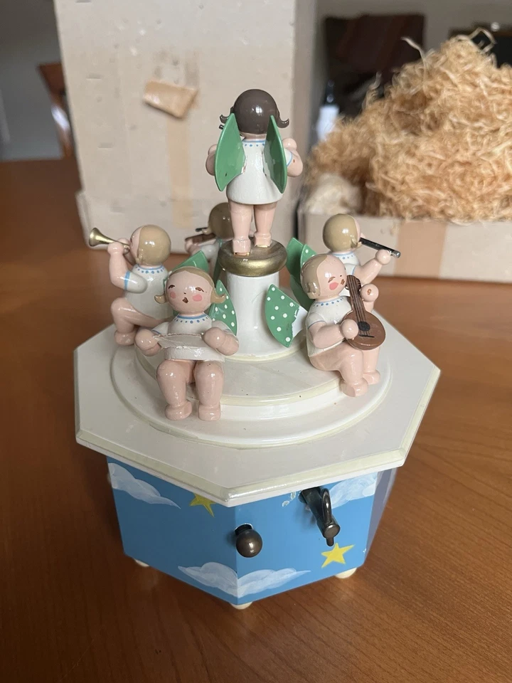 Erzgebirge Expertic Spieluhr noch DDR Herkunft mi: Ihr Kinderlein kommet.,.. - Bild 4 von 4