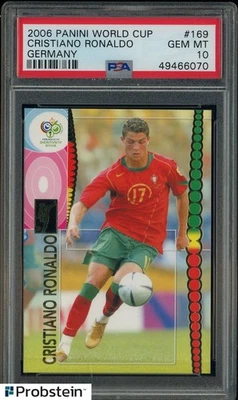 2006 Panini FIFA World Cup Germany Cristiano Ronaldo #169 for sale