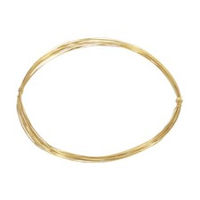 26 Gauge Brass Round Wire, 25 ft Craft Tarnish Resistant Beading Wires