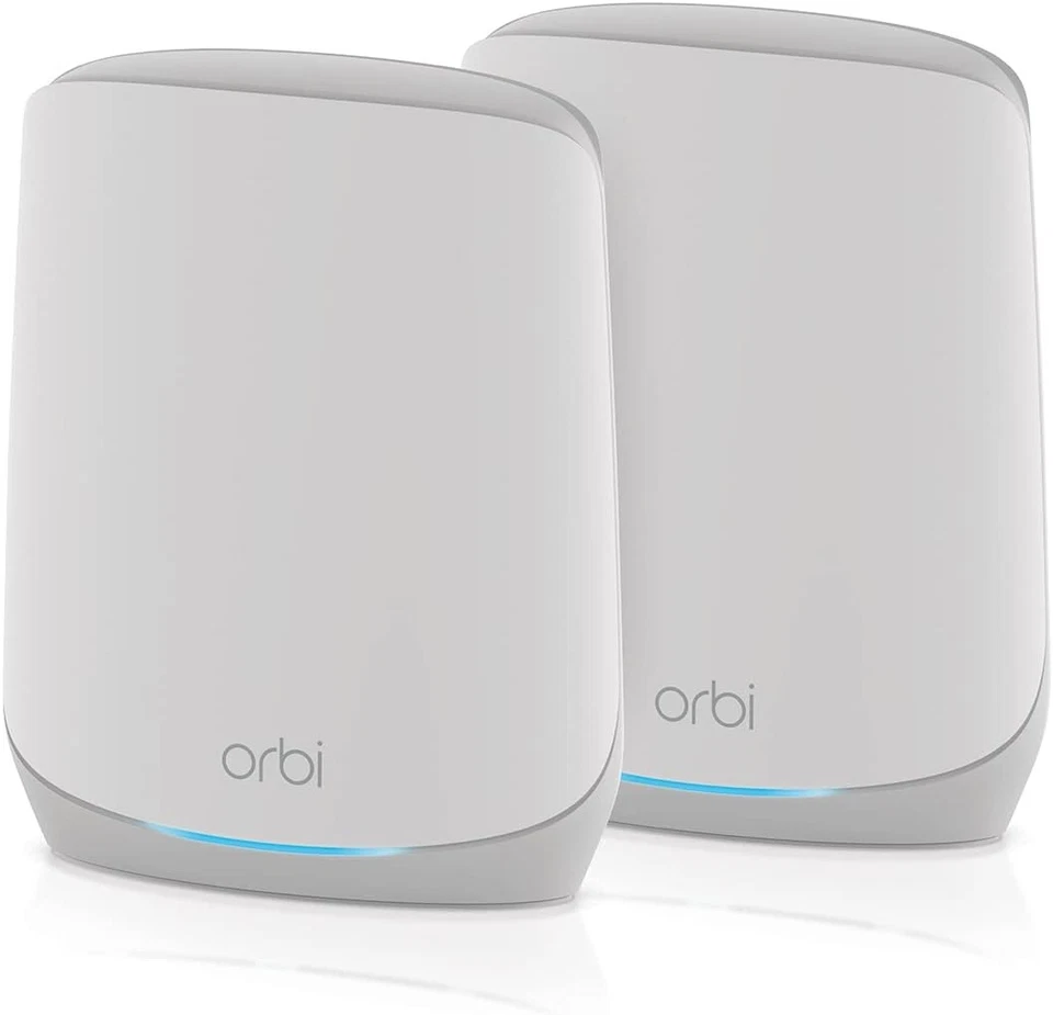 NETGEAR Orbi WiFi 6 Mesh WLAN System (RBK762S) | WiFi 6 Router + 1 Sattelit