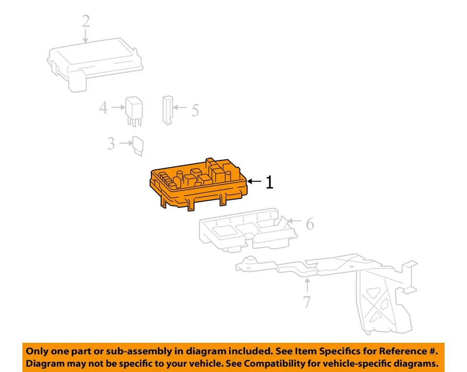 Motor de caja de fusibles compatible con Saturn SKY 07-09  Foto 3 de 4