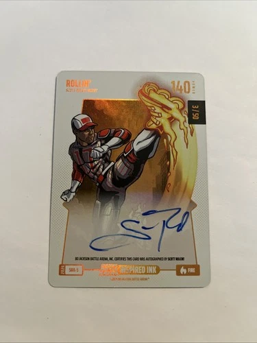 2026 Bo Jackson Battle Arena Rollin’ Inspired Ink Fire #3/50 Scott Rolen Debut