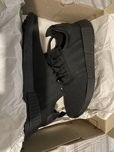 Adidas NMD_R1 PRIMEBLUE UK taglia 10 5 triple nere