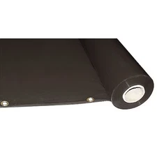 Welding Curtain Roll, Transparent Pvc, 75 Ft. W., 5 Ft. H., 13 Oz/Sq Yd, With