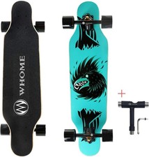 Longboard Skateboard - 31" Small Long Boards for Adults/Kids Teenagers/Girls Beg