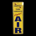 Sunoco Tire Service Air Sign / Petroliana Vintage Signs Classic Car Gas Station
