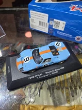 FORD GT 40 #9 WINNER LE MANS 1968 GULF AU 1/43 IXO MODELS LM1968