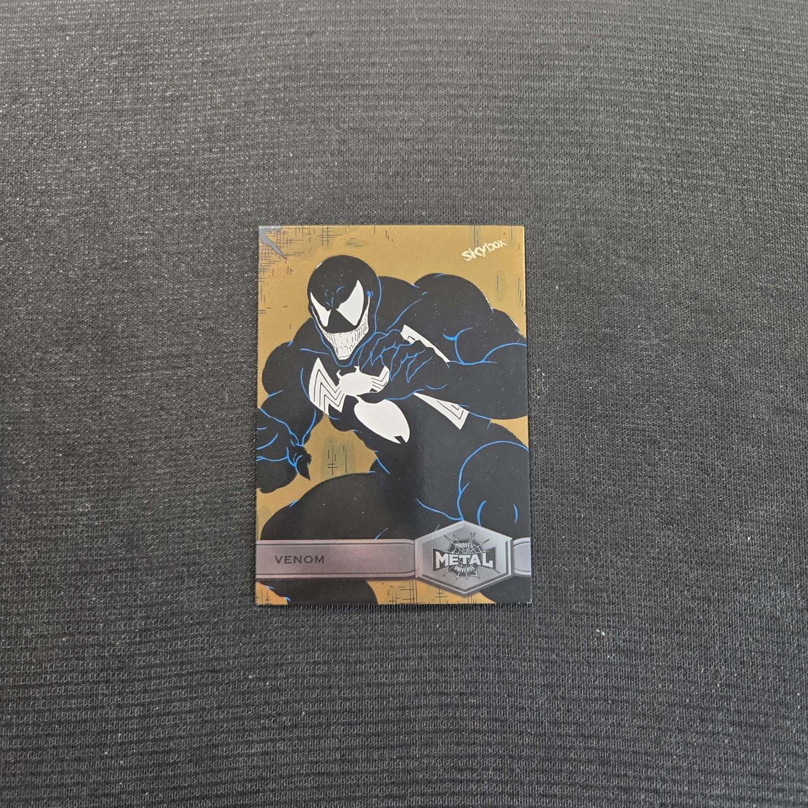 2021 Skybox Marvel Metal Universe Spider-Man Venom Gold Card #193