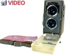 CLA'd RARE [Exc+5] RICOHMATIC 44 TWIN LENS REFLEX 4X4 CAMERA From JAPAN