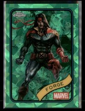 2025 Topps Chrome Sapphire Edition Marvel #50 Forge Green Sapphire #/99