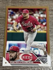 2023 Topps #652 Hunter Strickland Gold #/2023