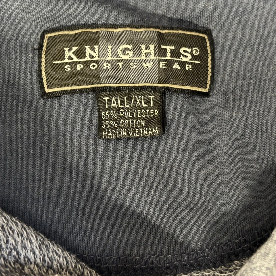 Ropa deportiva Knights gris a rayas polo para hombre XLT manga corta golf ropa deportiva Foto 3 de 4