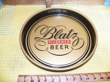 Vintage 1940s BLATZ BREWING CO. Pilsener Beer 13" Metal Tray - Milwaukee WI