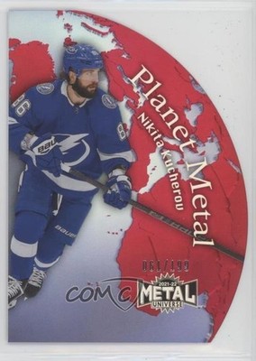 2021-22 Skybox Metal Universe Planet Red Achievement 61/199 Nikita Kucherov 2d8