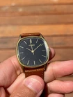 😍 RUNS GREAT! Vintage 70s TIMEX Tonneau MANUAL Wind Oval Cushion Tank Watch