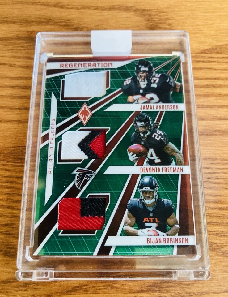 Bijan Robinson RC 07/10 ~ 2023 Phoenix Regeneration Green /10 ~ Number Match ! - Image 2 of 4