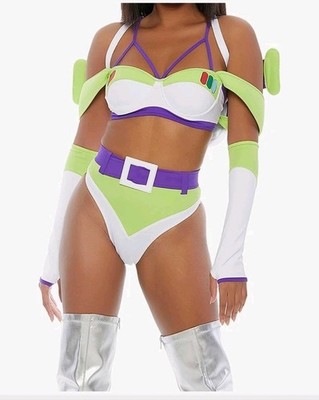 Forplay Women's to Infinity Sexy Astronaut Movie Character Costume 559607 L/XL