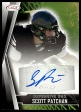 2022 SAGE #A-SP Scott Patchan Autographs Black