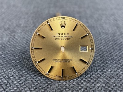 Rolex Datejust 16233/16238/16203/16013 Gold Roman Dial Luminova