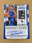 2020-21 NBA Contenders Draft Picks Auto Autograph Devon Dotson Rookie