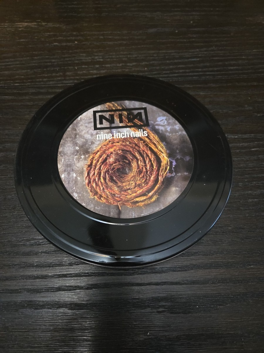NIN Nine Inch Nails Further Down The Spiral Metal Tin Box with
