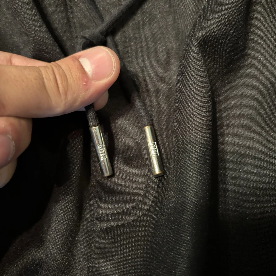 Kith Tracksuit Program Pants Mens Large Black Sweatpants Wreath Weave 2018 - Image 3 of 4