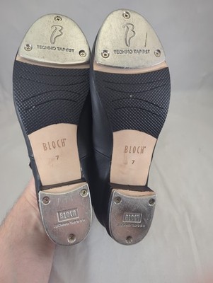 BLOCH TAP SHOES Techno Tap #2t + #3h Shoes USED KIDS Size 7