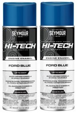 Seymour Hi-tech Engine Enamel Aerosol Spray Paint Ford Blue 12oz Usa-made 2cans